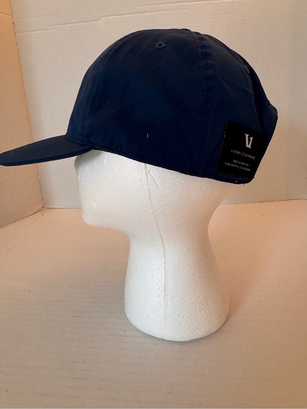 Vuori Clothing Adjustable Baseball Hat Navy Blue Unisex One Size